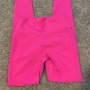 Crop Shop Boutique Bright Pink High-Rise Leggings